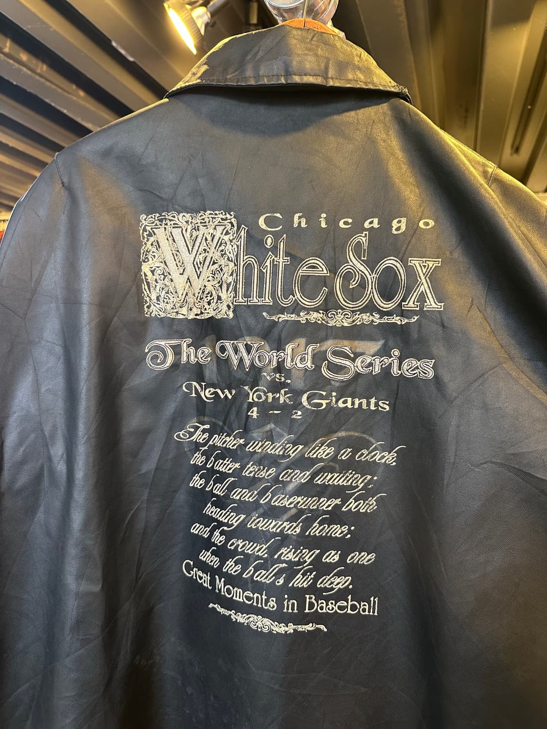 90s 쿠퍼스다운 컬렉션 MLB 베이스볼 시카고 화이트삭스 파카 상품이미지7