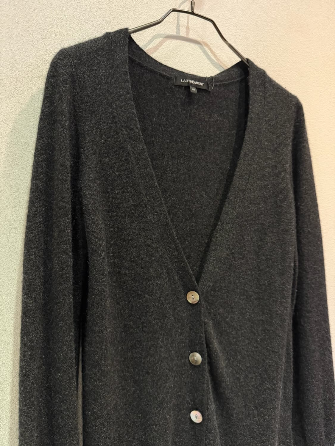 LAUTREAMONT cashmere 100% 가디건 상품이미지4