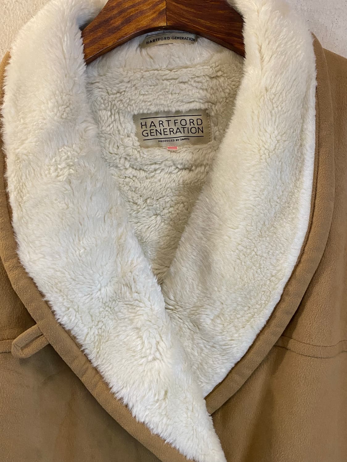 Japan vintage 페이크무스탕 M-L 상품이미지5