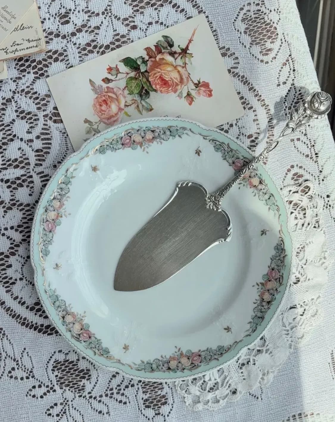 독일 빈티지 실버플레이트 케이크 서버 상품이미지1