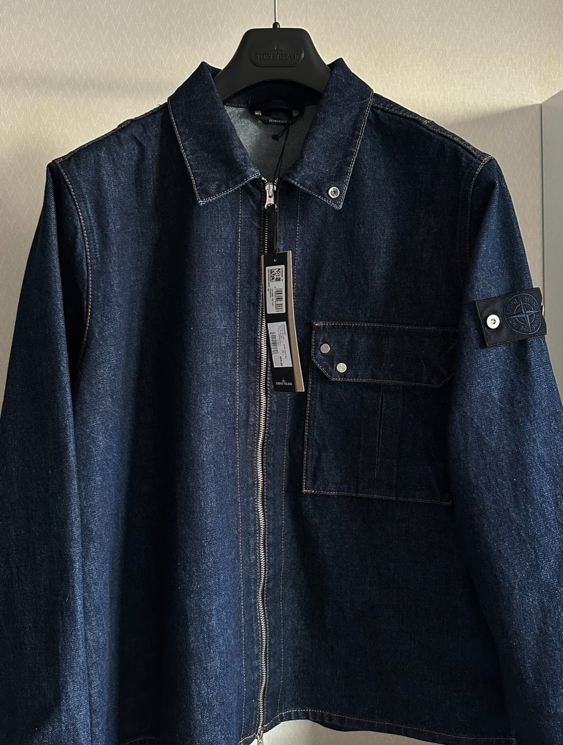 스톤아일랜드 라이트 데님 불 자켓 XL(105-110) 새상품 상품이미지1