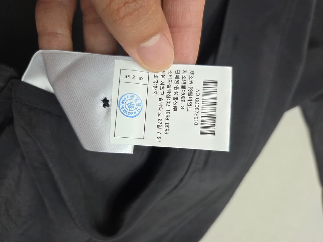 인사일런스 블랙 반팔 셔츠 L 상품이미지4