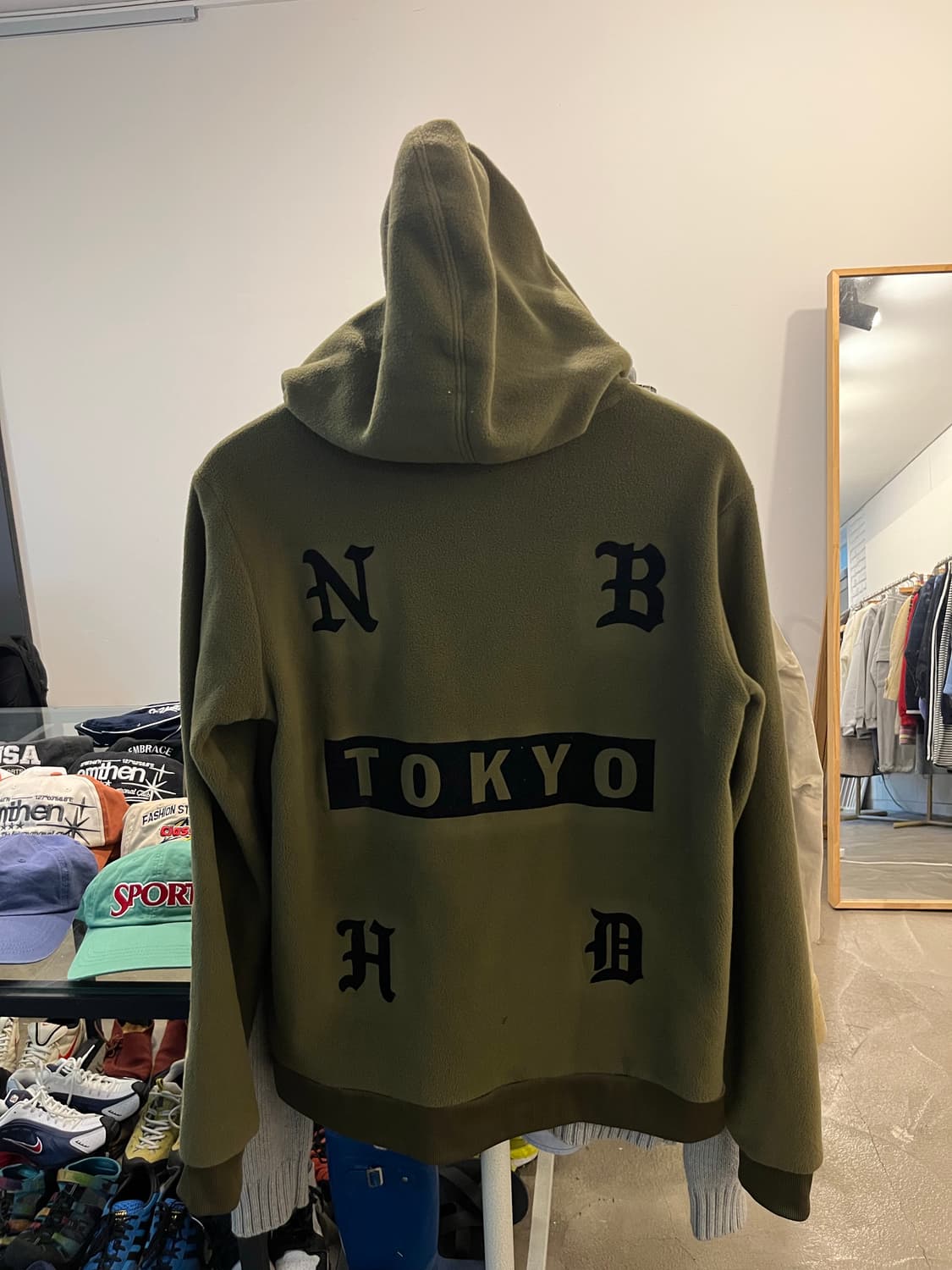 네이버후드x아디다스 후리스 후드티 상품이미지1