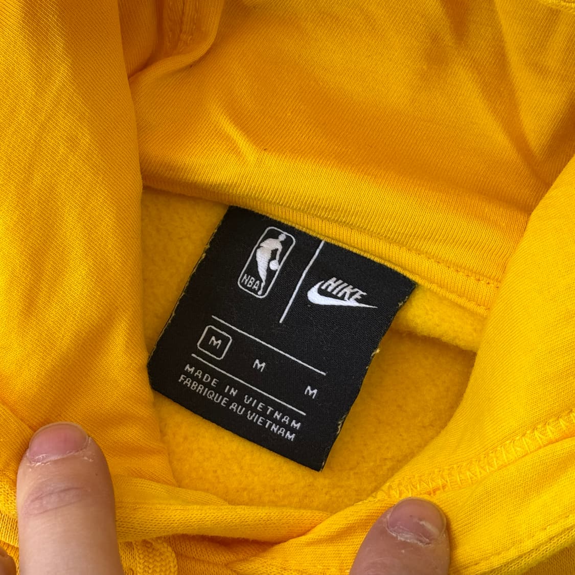 나이키 NBA 레이커스 옐로우 후드 M 상품이미지4