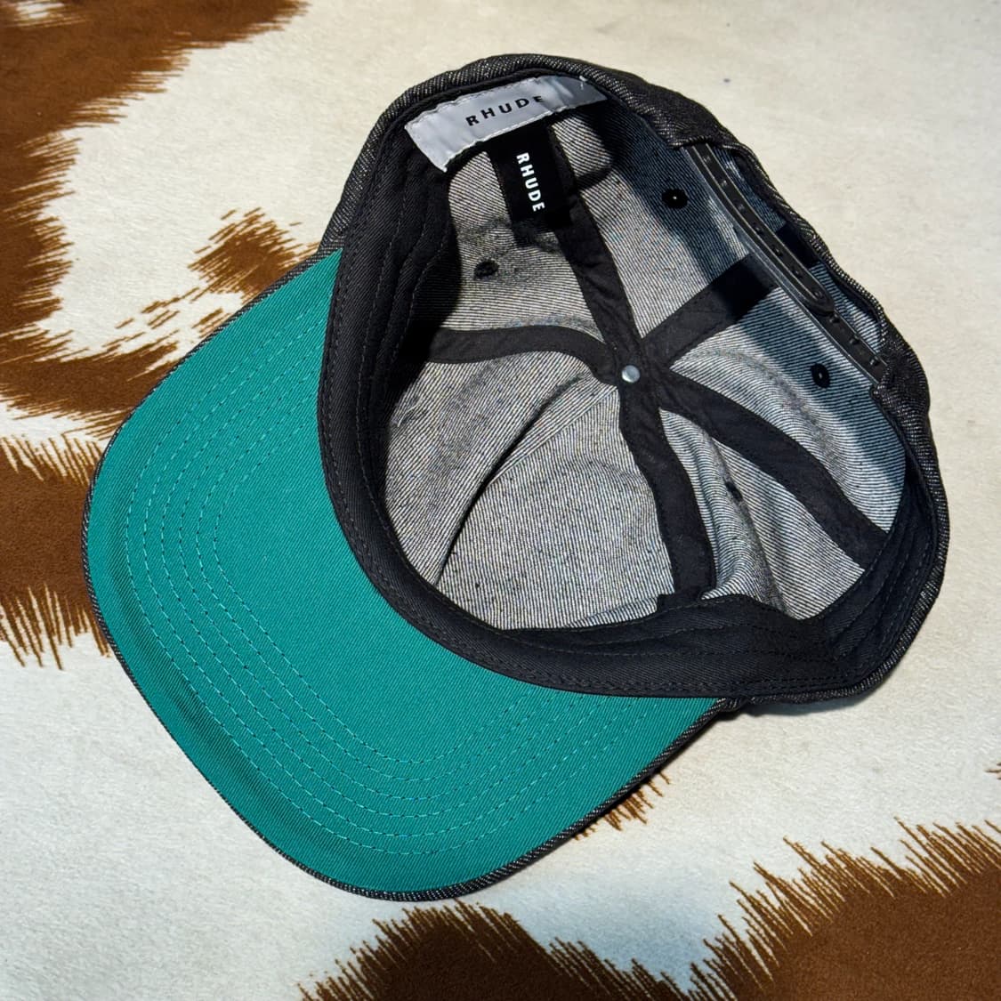 Rhude 데님 캡 모자 (OS) 상품이미지6