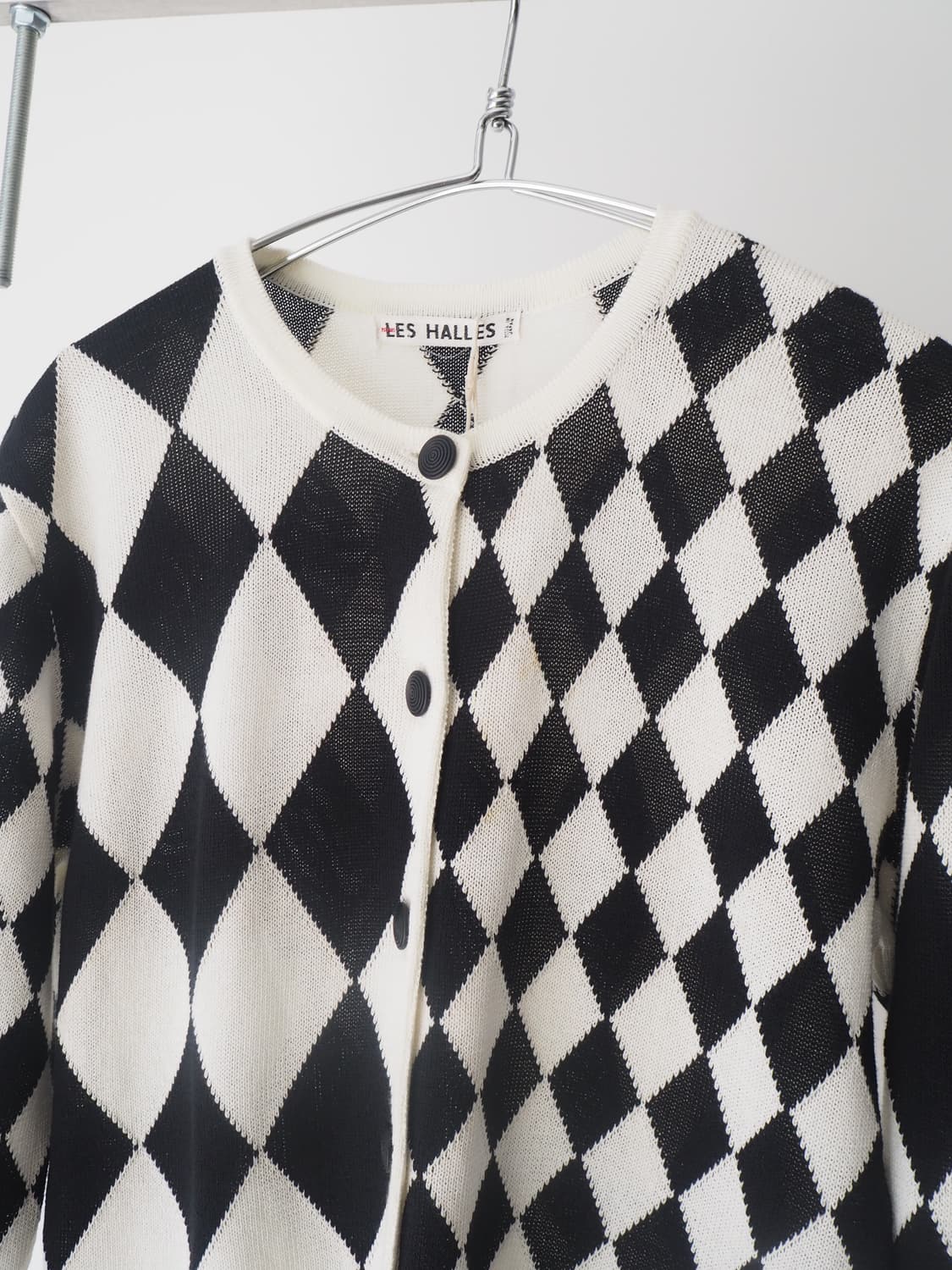 LES HALLES argyle pattern cardigan  상품이미지2