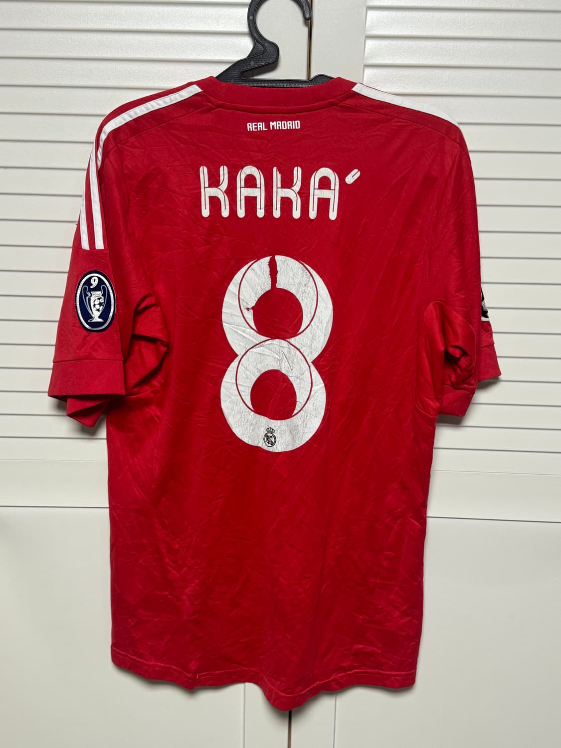 11-12 레알 마드리드 써드 No.8 카카 아디다스 유니폼 반팔 상품이미지4