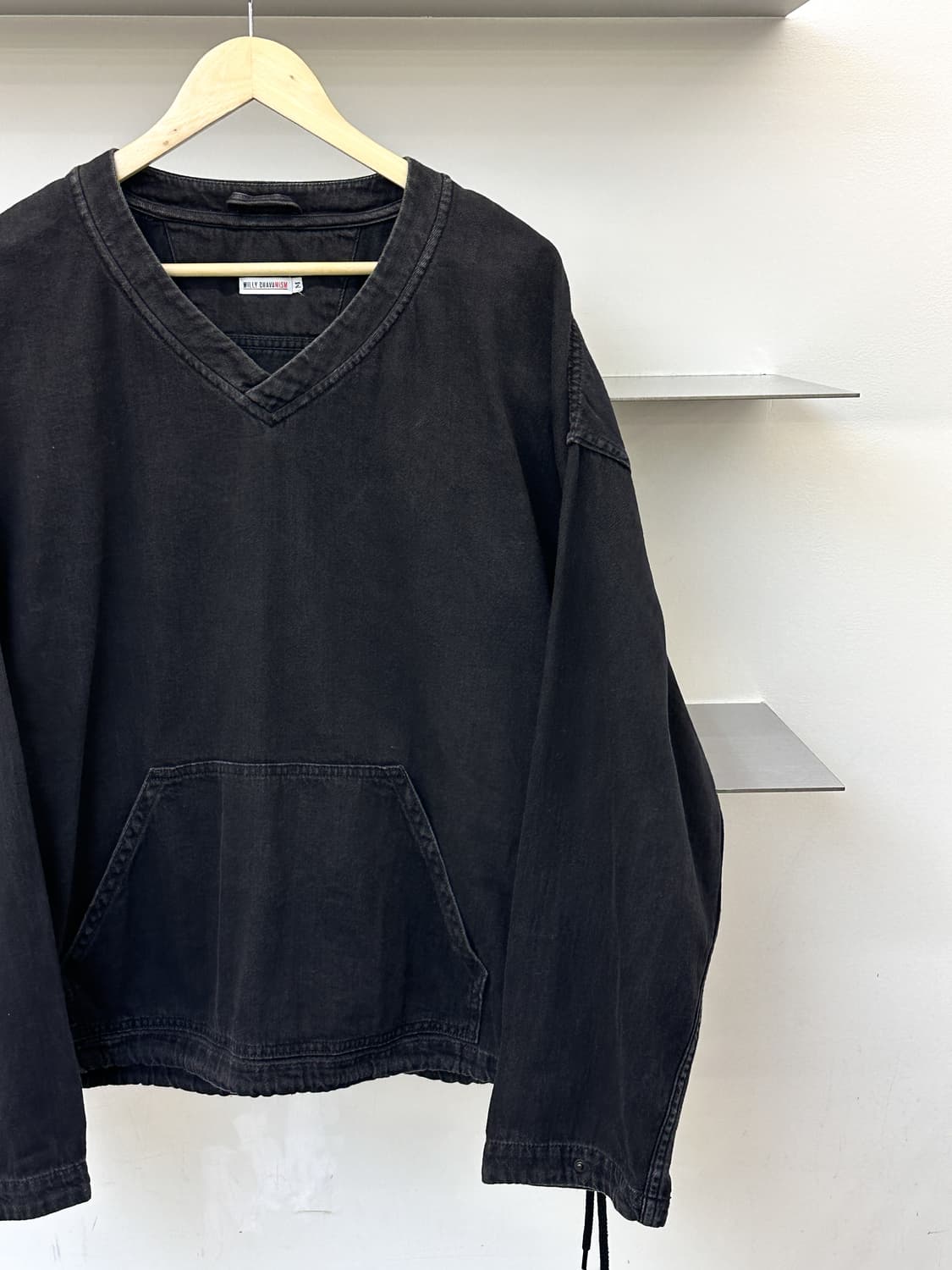 Willy Chavarria X Wism 풀오버 브이넥 코튼 탑 상품이미지2