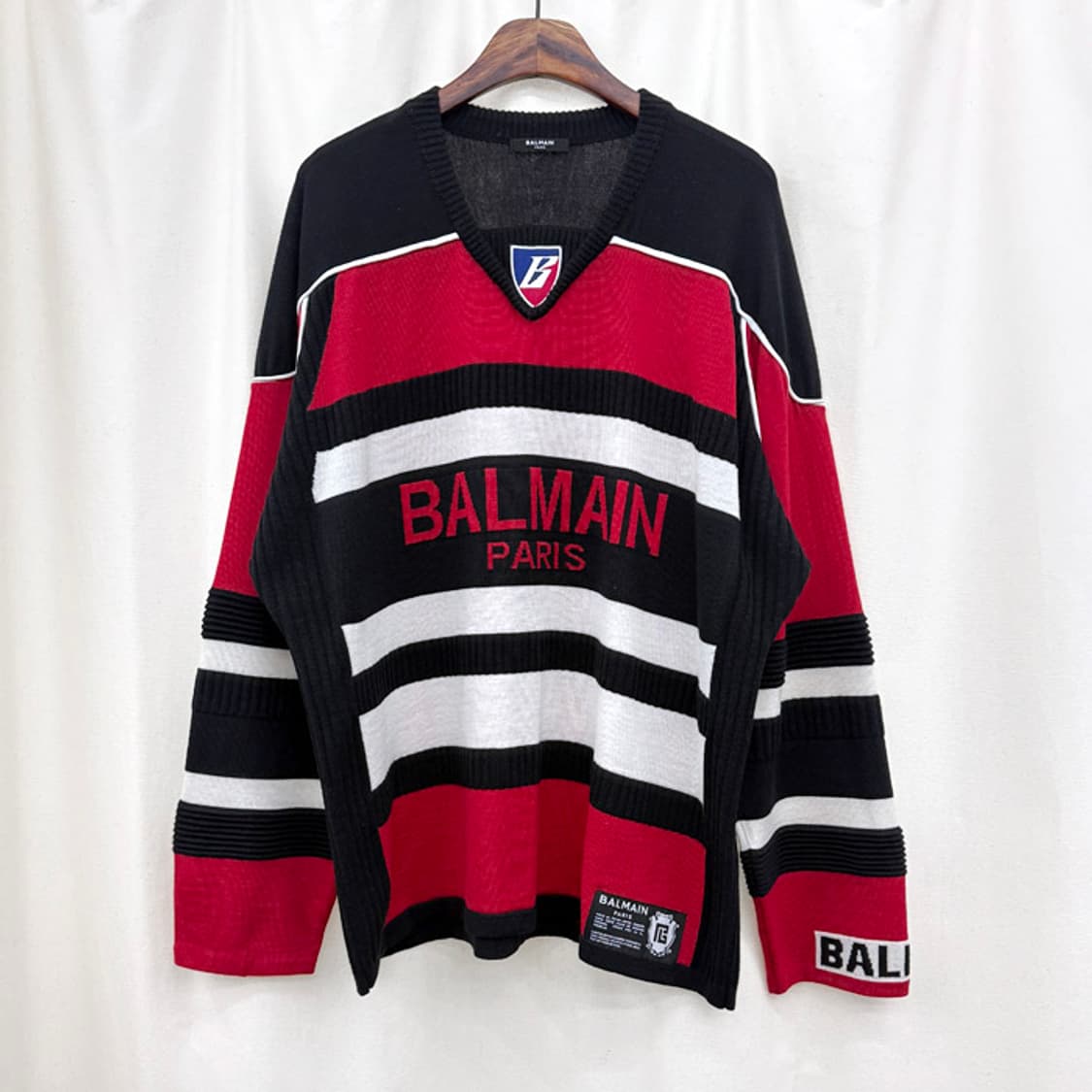 발망 B 스포티 박시 스웨터 상품이미지3