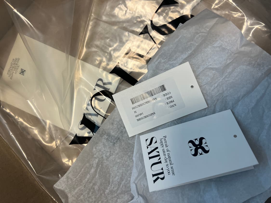  세터 파로 오버 사이즈 부클 가디건 클래식 블랙 m 상품이미지6