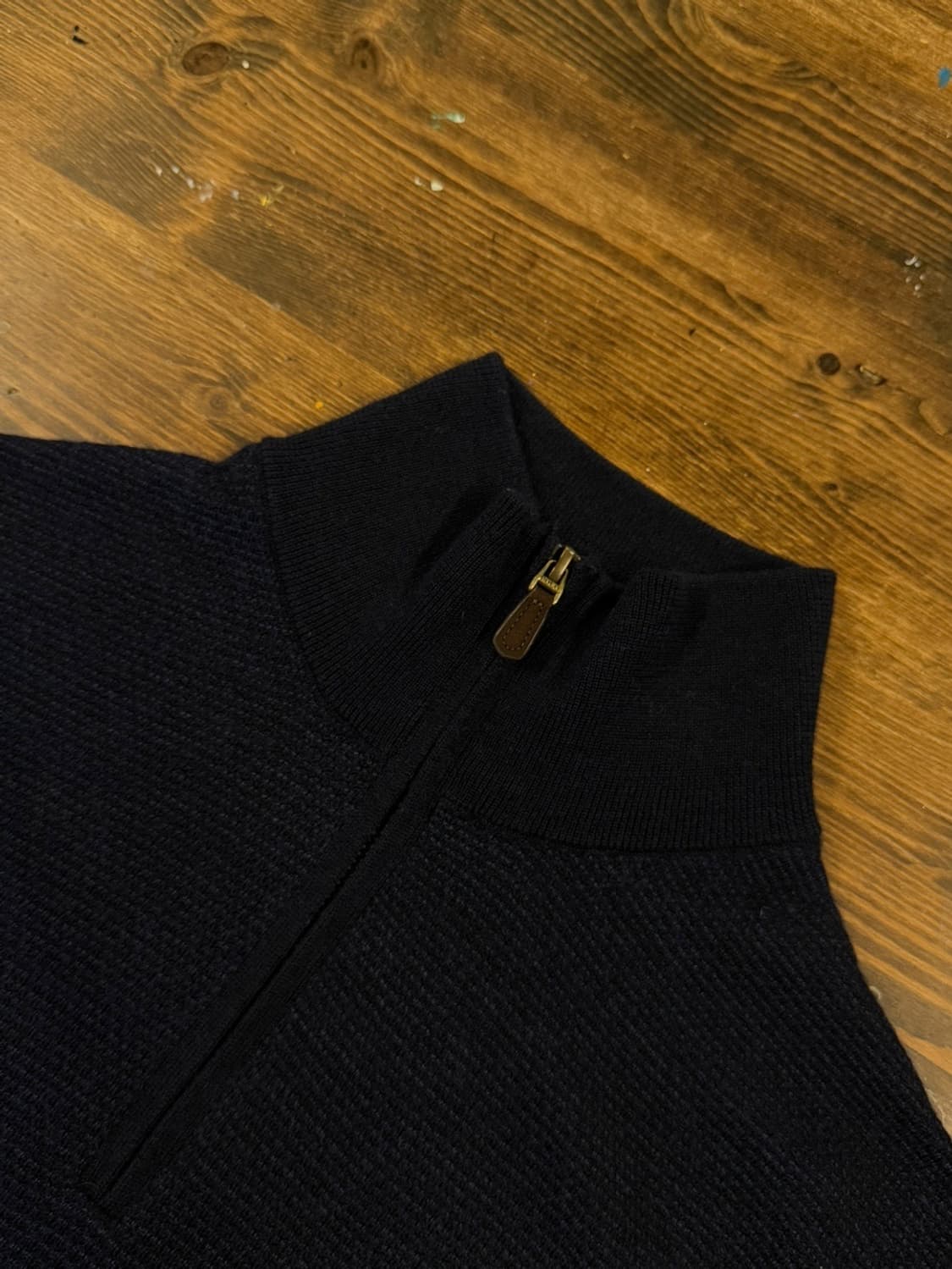 폴로 랄프로렌 클래식 짚업 니트 100 상품이미지7