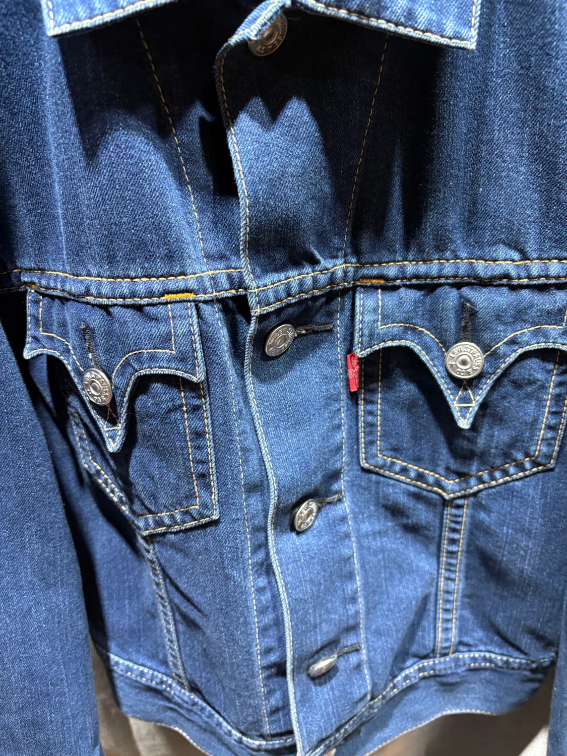 S 리바이스 웨스턴 투포켓 중청 데님자켓 상품이미지4