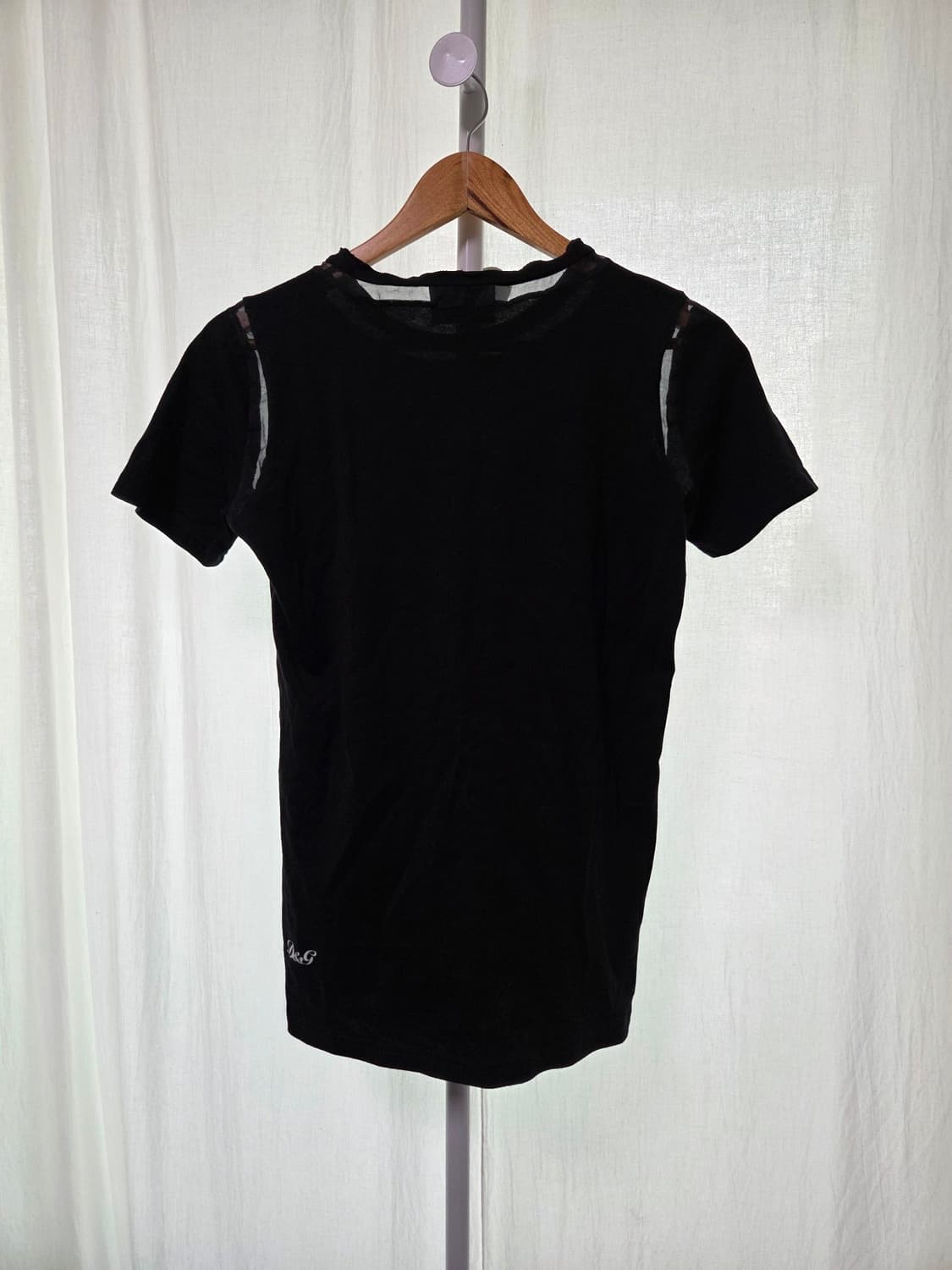 ​[00s Archive] D&G Rose Sheer-Panel top 상품이미지5