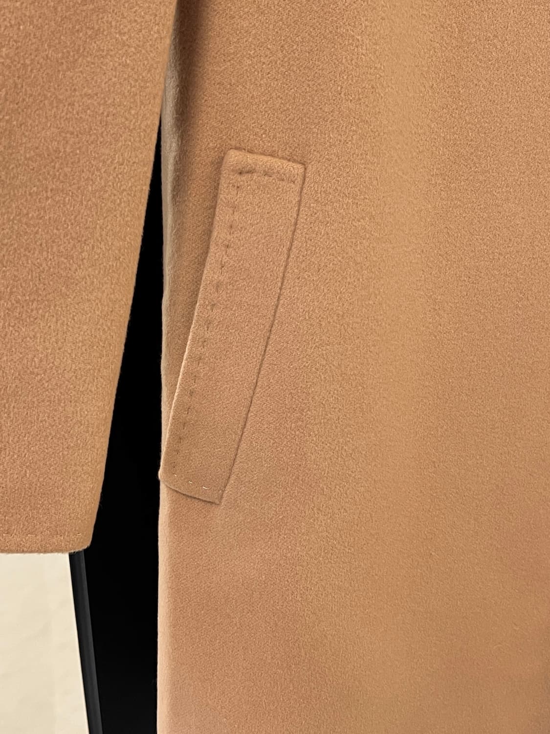 빈티지 캐시미어 100% 하프 코트 상품이미지5