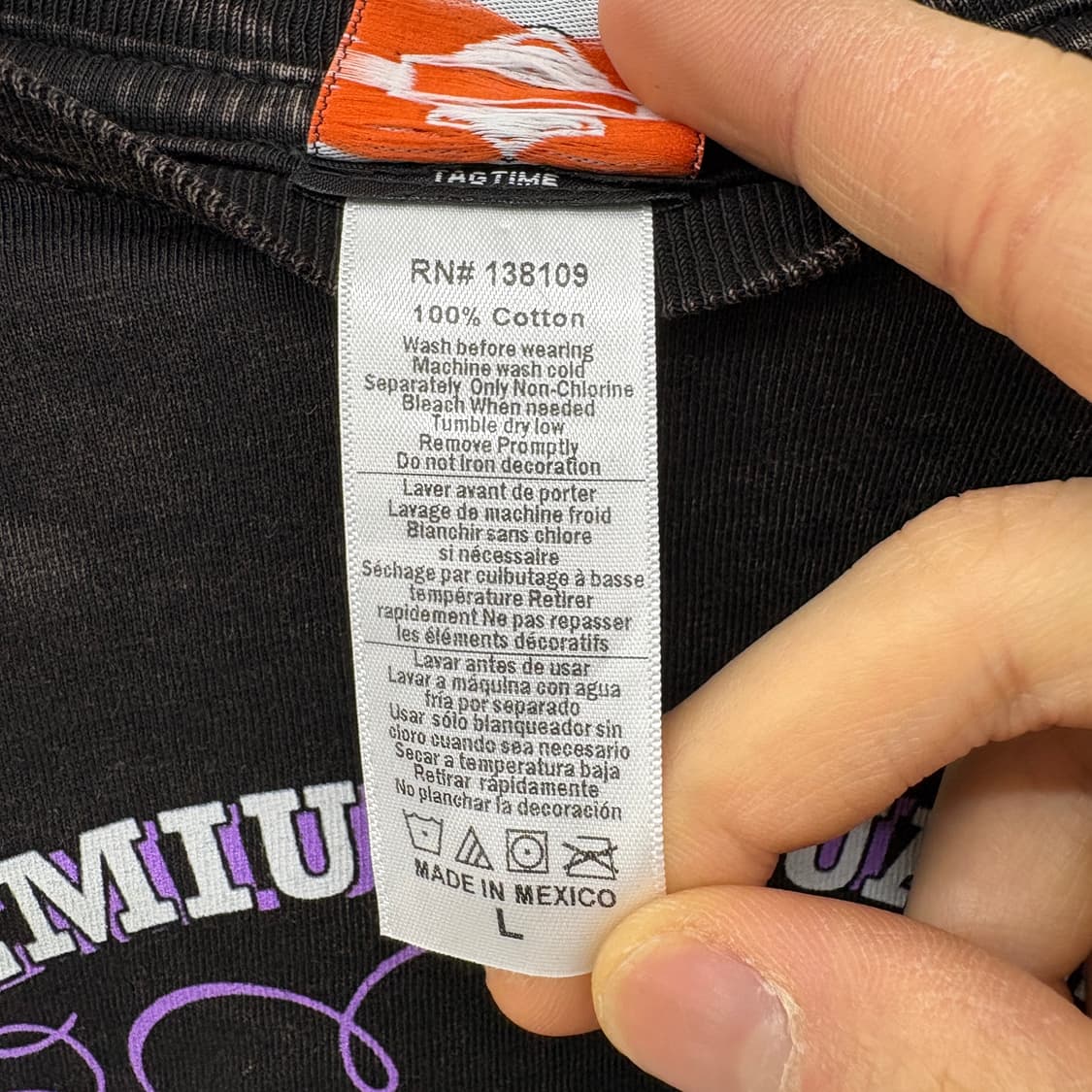 할리 데이비슨 블랙 긴팔 티셔츠 여성 L 상품이미지6