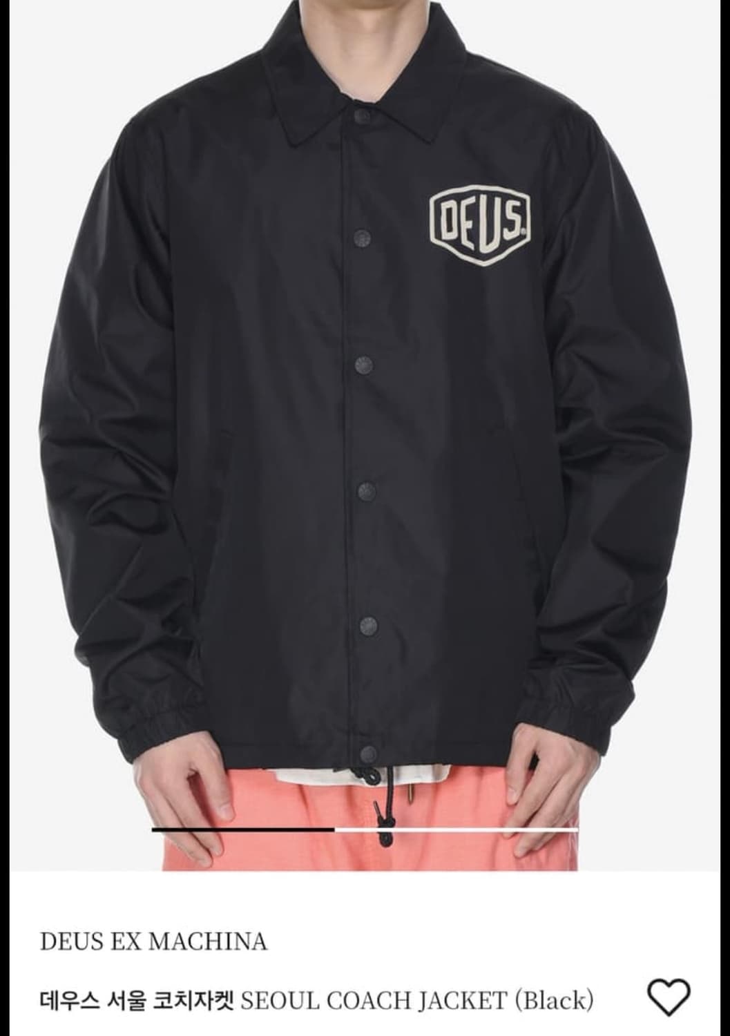데우스 서울 코치자켓 m 상품이미지1