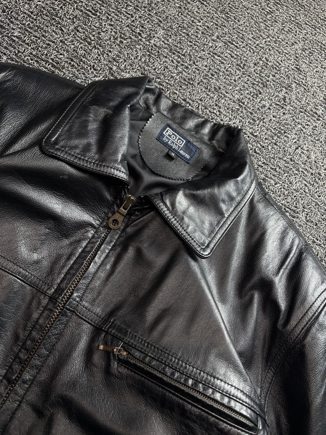 폴로 랄프로렌 아카이브 카우하이드 레더 자켓 (정가품유무x) 3267 상품이미지3
