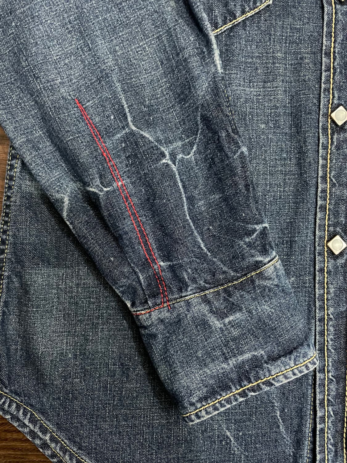 00s 리바이스 redloop 웨스턴 데님 셔츠 상품이미지6