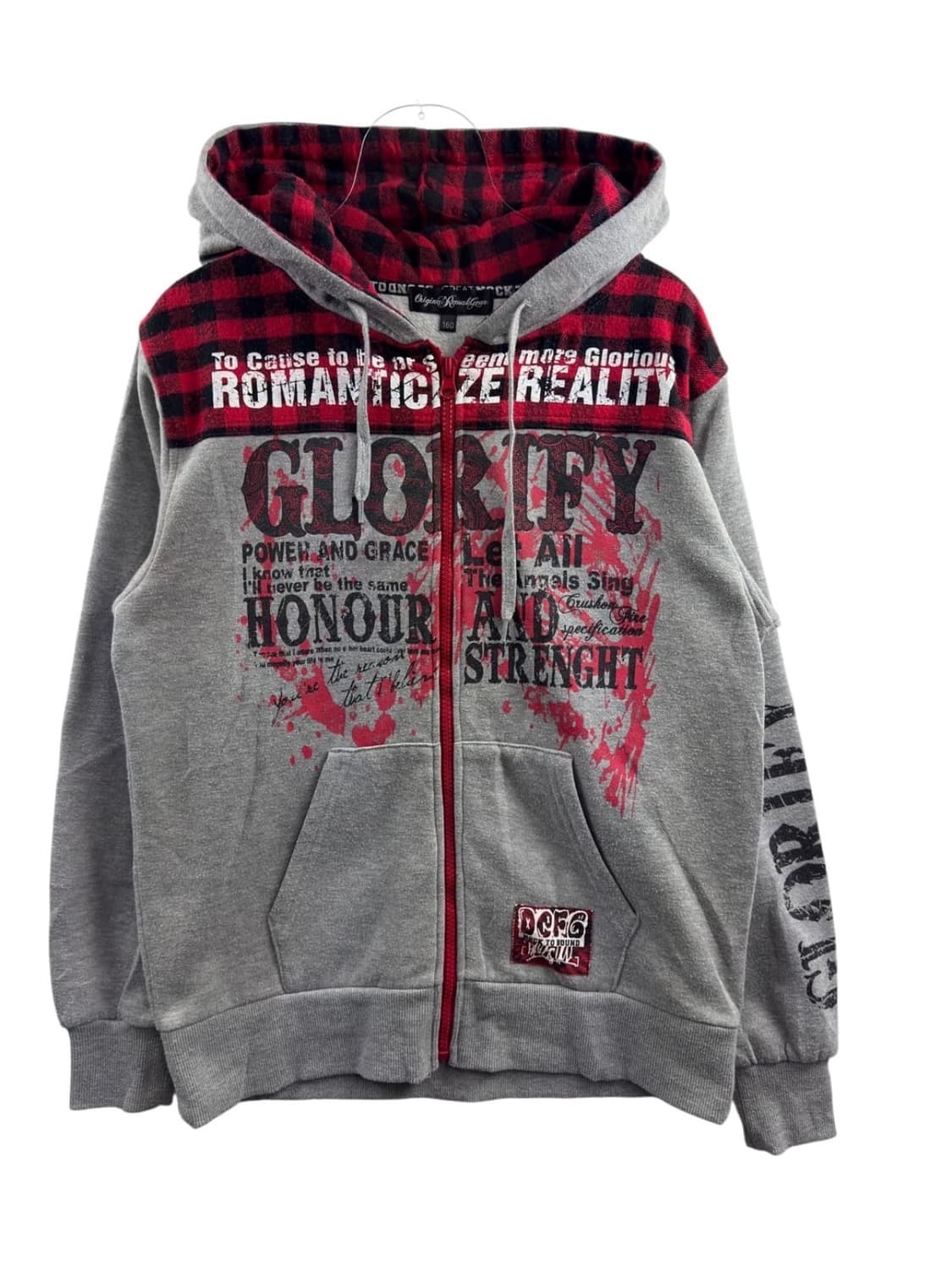 JPN 펑크 Y2K 프린팅 후드집업682 상품이미지1