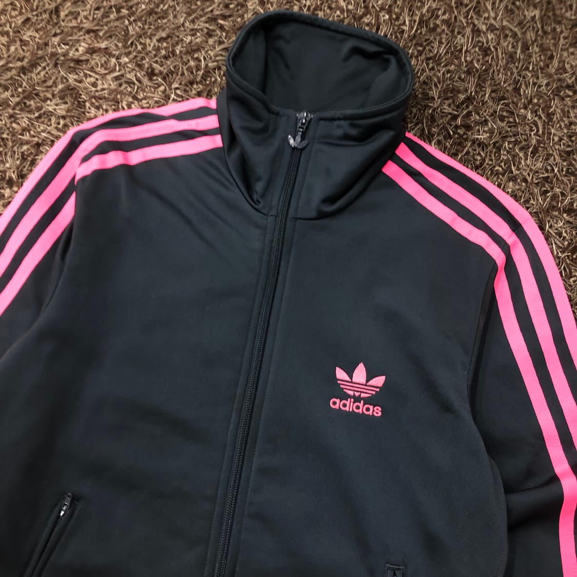 90 아디다스 파이어버드 핑크 져지 트랙 자켓 상품이미지2