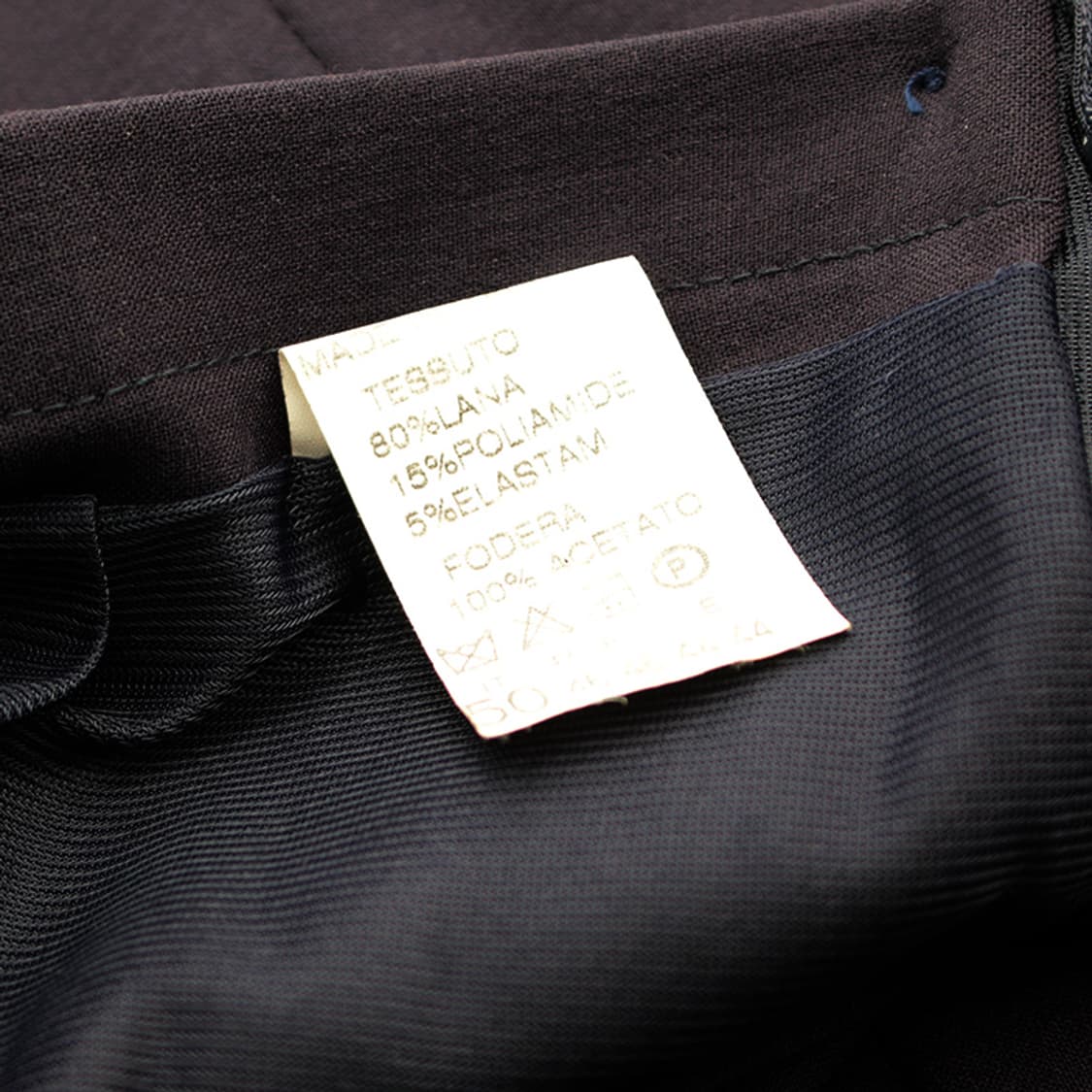 미드나잇블루 울 혼방 스커트 77 상품이미지3