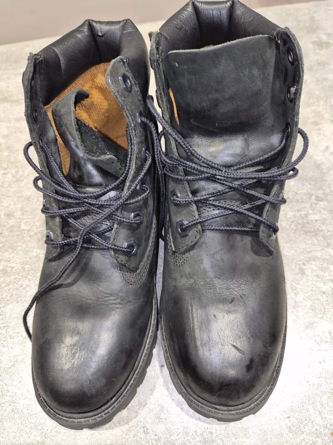 팀버랜드 블랙 워커 부츠 상품이미지1