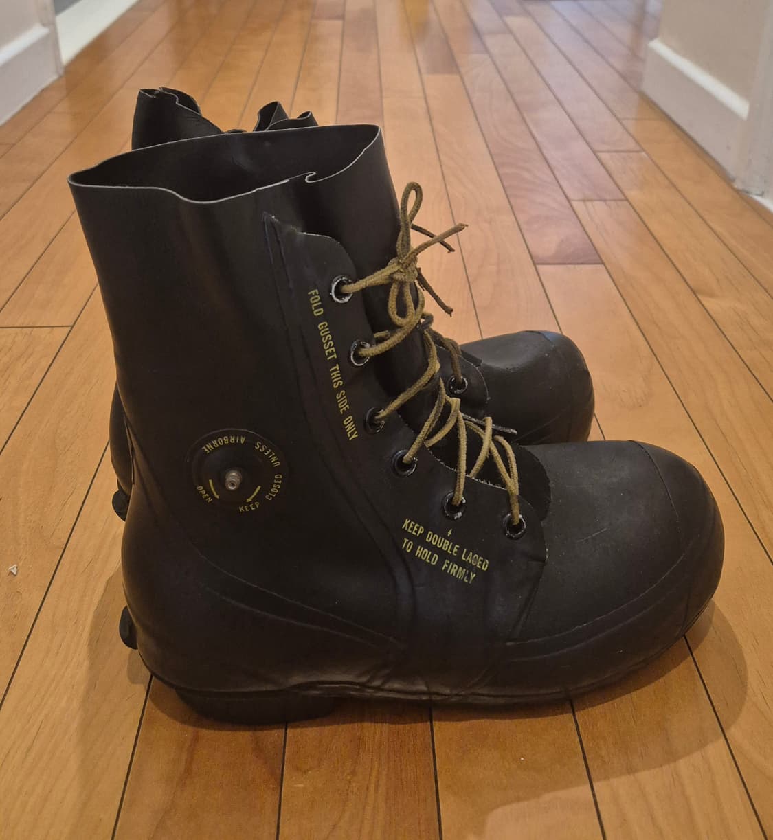 60-70s 미군 보급용 버니부츠 블랙 상품이미지2