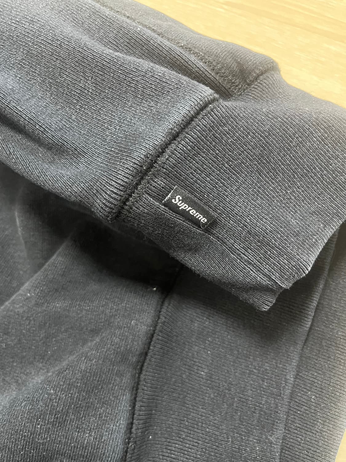 슈프림 바시티 후드 블랙 M 상품이미지6