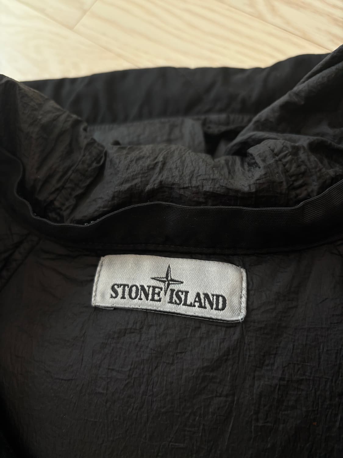 스톤아일랜드 크링클랩스 롱패딩 블랙 상품이미지6