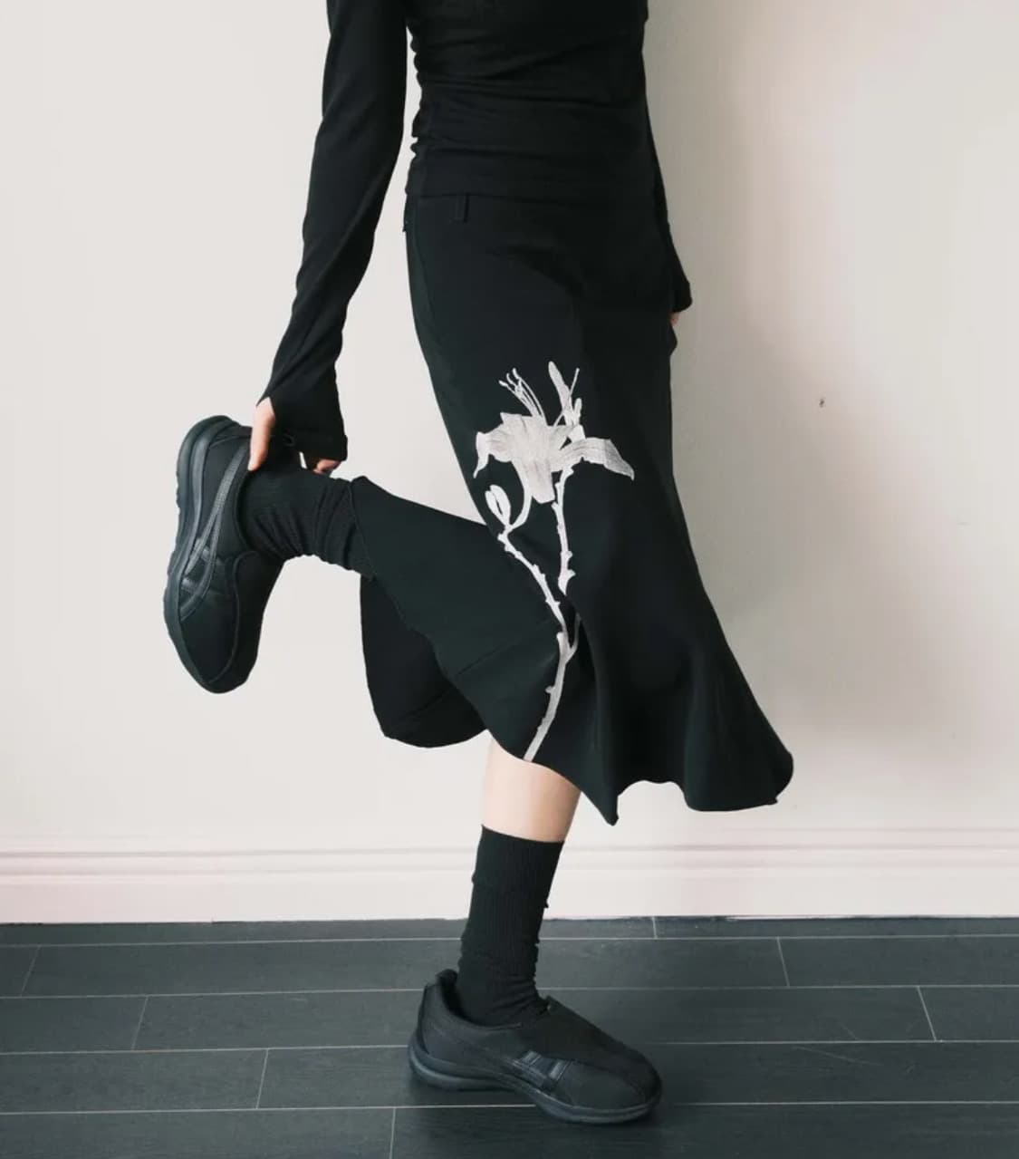 프래그팜 데이 릴리 미디 스커트 상품이미지1