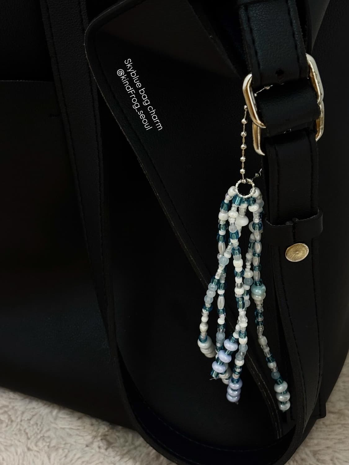 longlong sky blue bag charm 상품이미지1