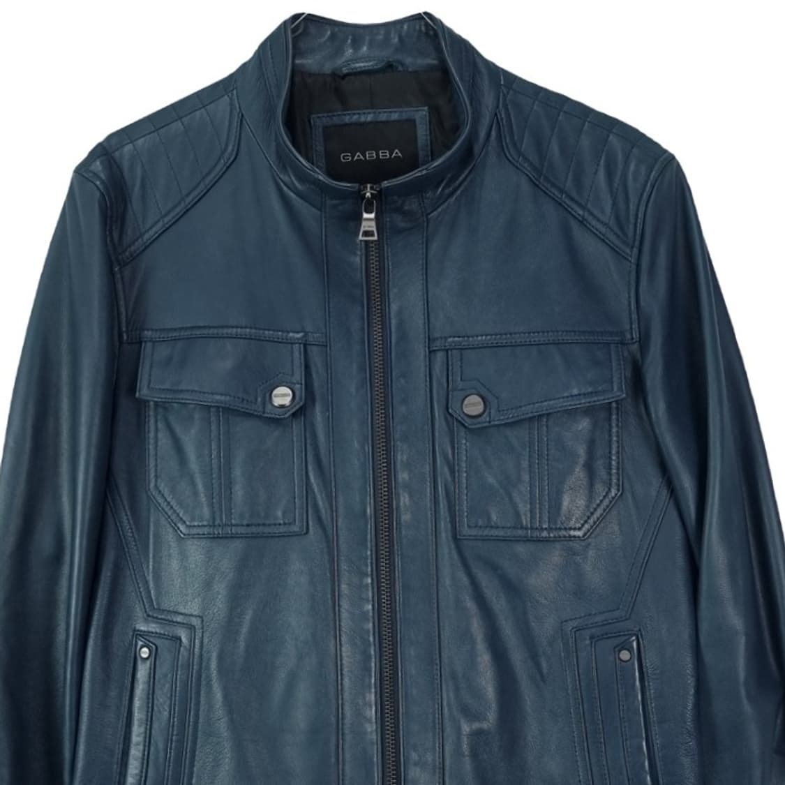 [GABBA 가바] 리얼 램스킨 양가죽 싱글 라이더 자켓 M18669 상품이미지4