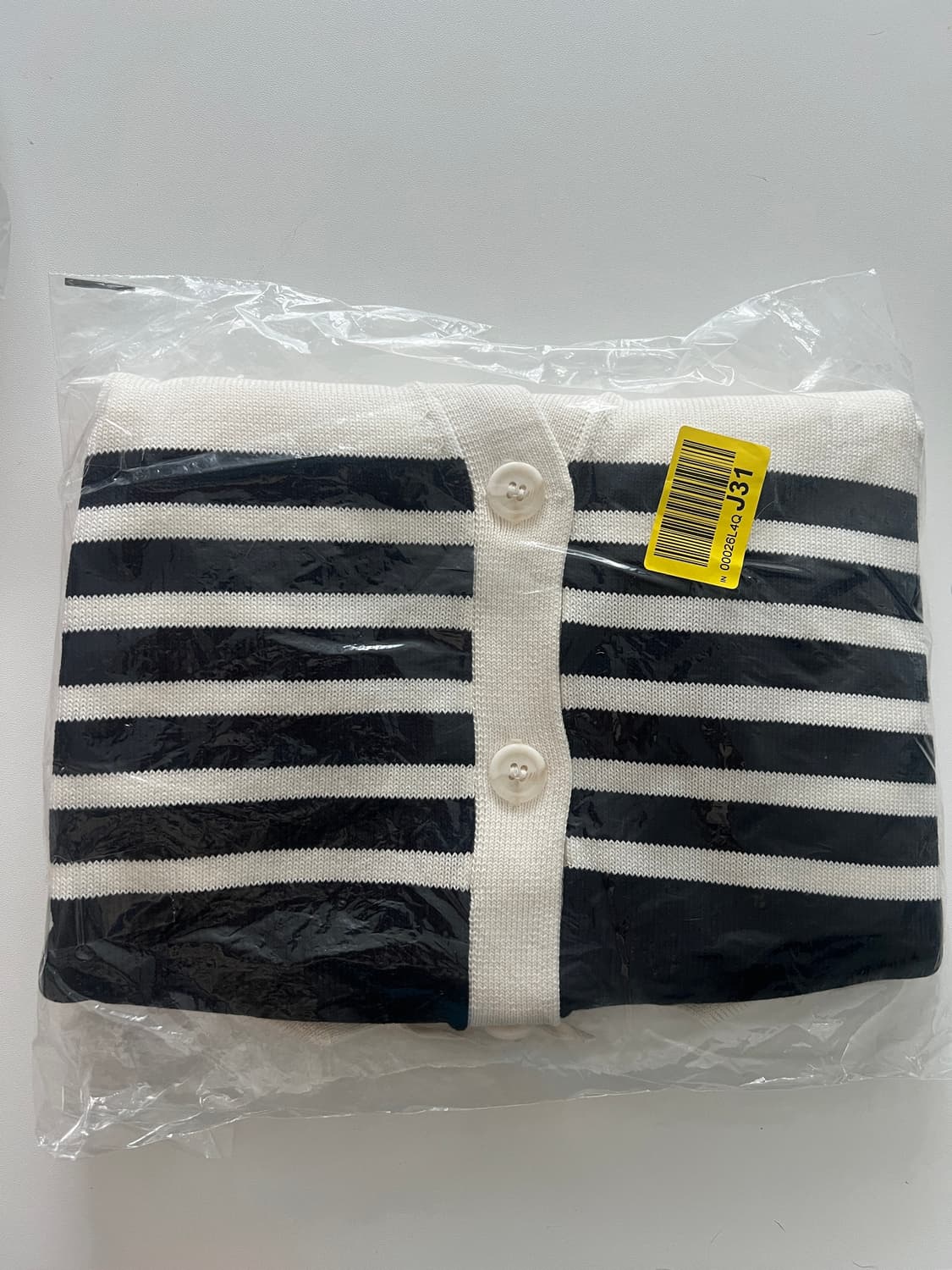 코스 스트라이프 가디건 S 새상품 상품이미지3