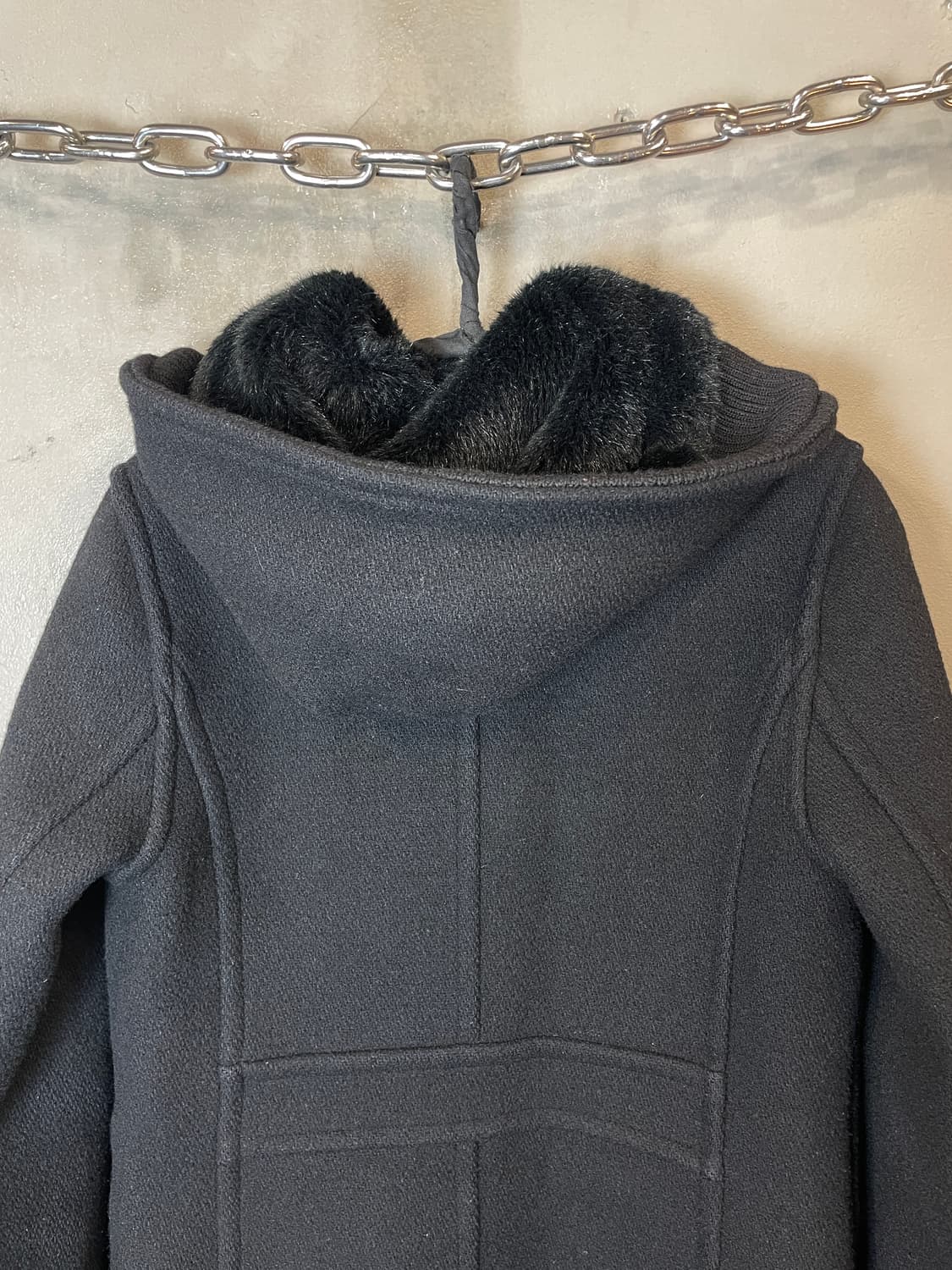 스나오 쿠와하라 커브드 더플코트 상품이미지6