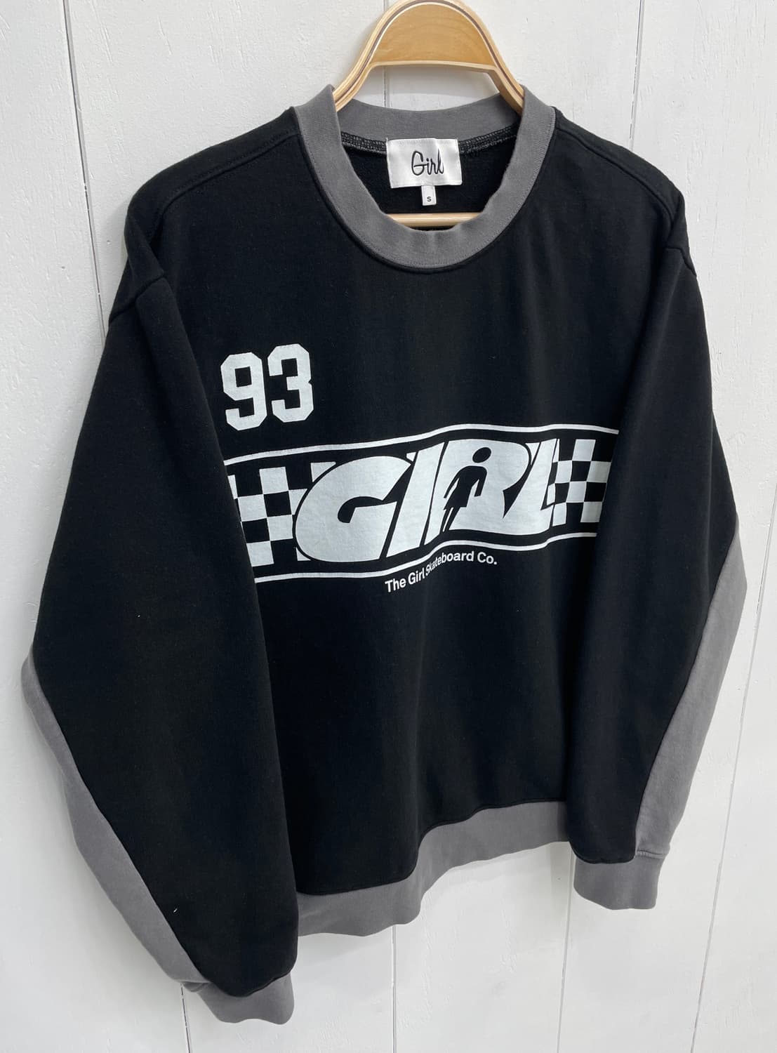 GIRL 스케이트보드 로고 맨투맨 상품이미지4
