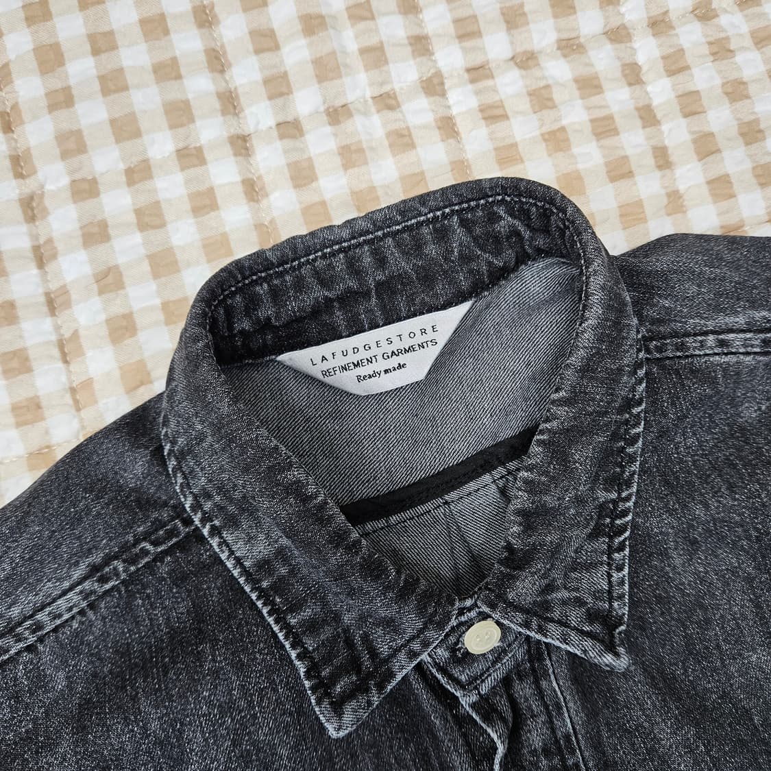 라퍼지스토어 오버핏 데님 청남방 남자100~105 상품이미지2