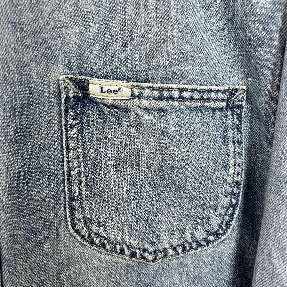 Lee 오버핏 워싱 데님 셔츠 상품이미지5