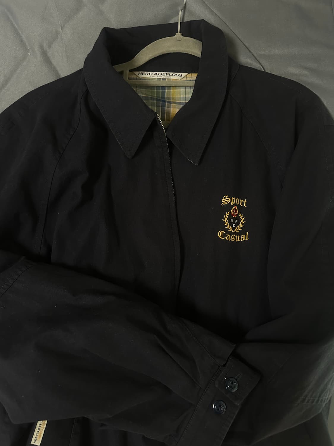 헤리티지플로스 S&C CREST 블루종 자켓/ Navy 상품이미지2