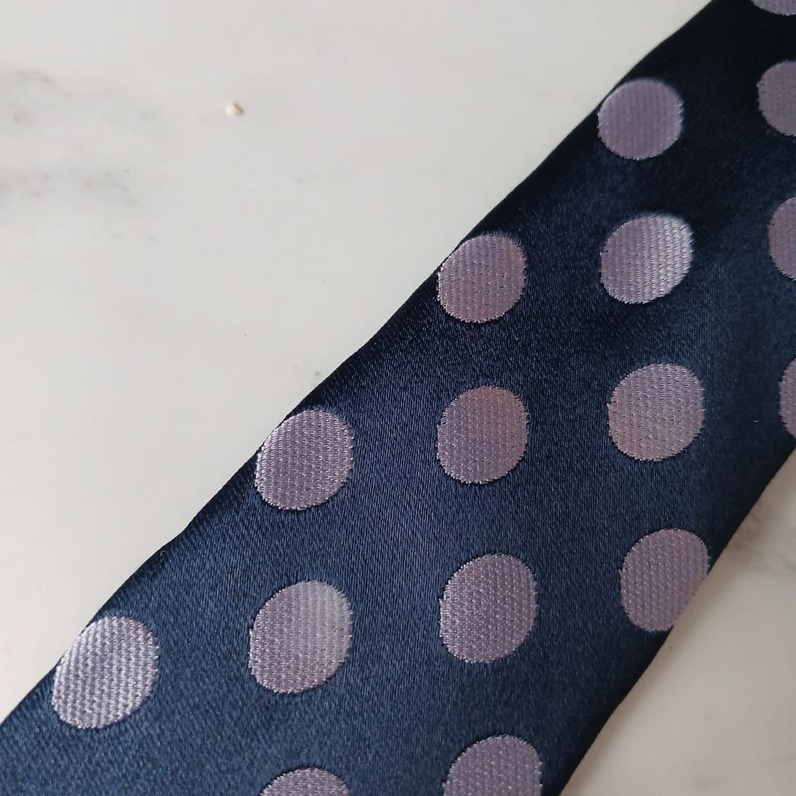 에르메네질도 제냐 도트 패턴 넥타이 8.5cm A+~A등급 E882
 상품이미지9