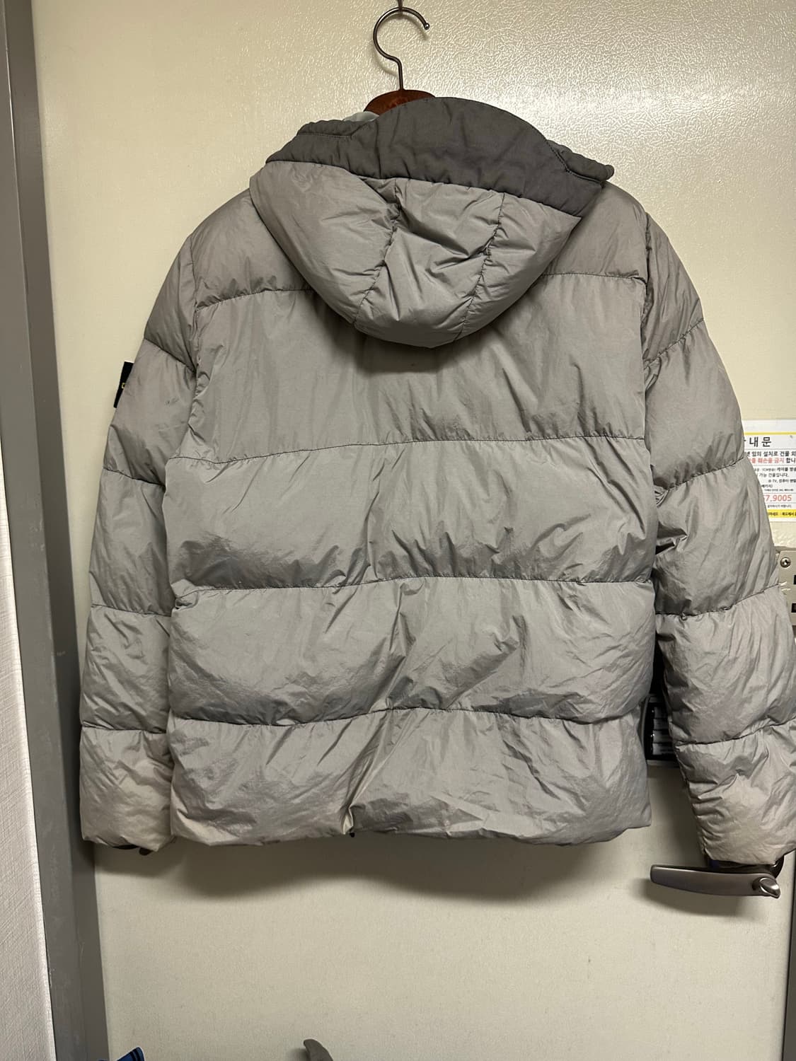 스톤아일랜드 패딩 자켓 그레이 garment dyed S(95-100) 상품이미지2