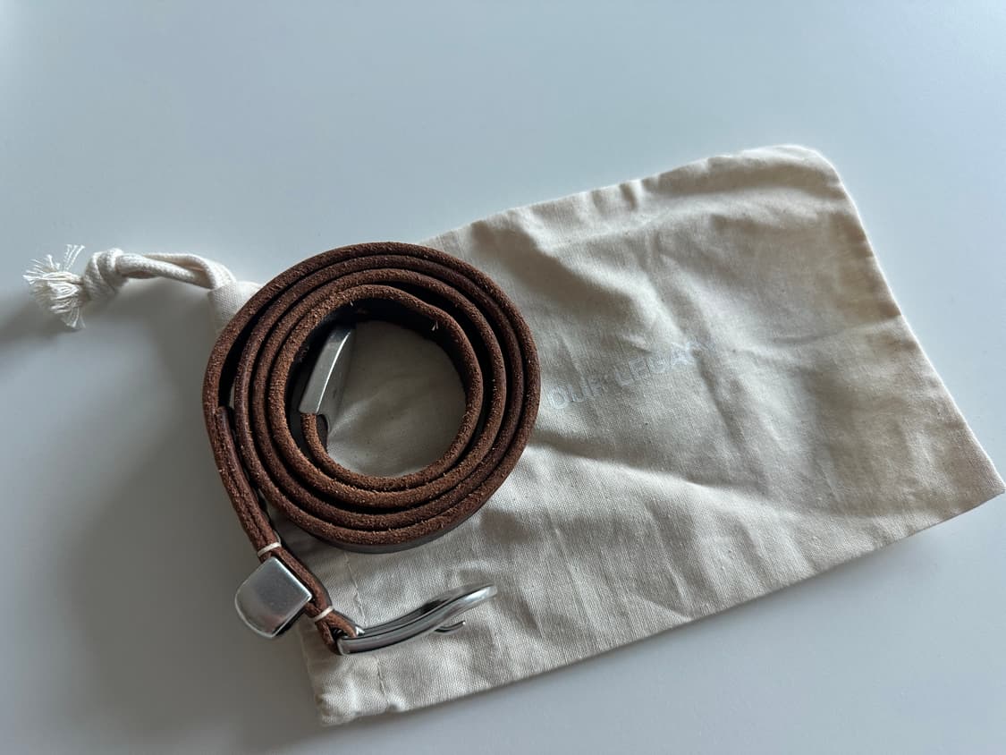 아워레가시 벨트 2cm 브라운 L 80 상품이미지1