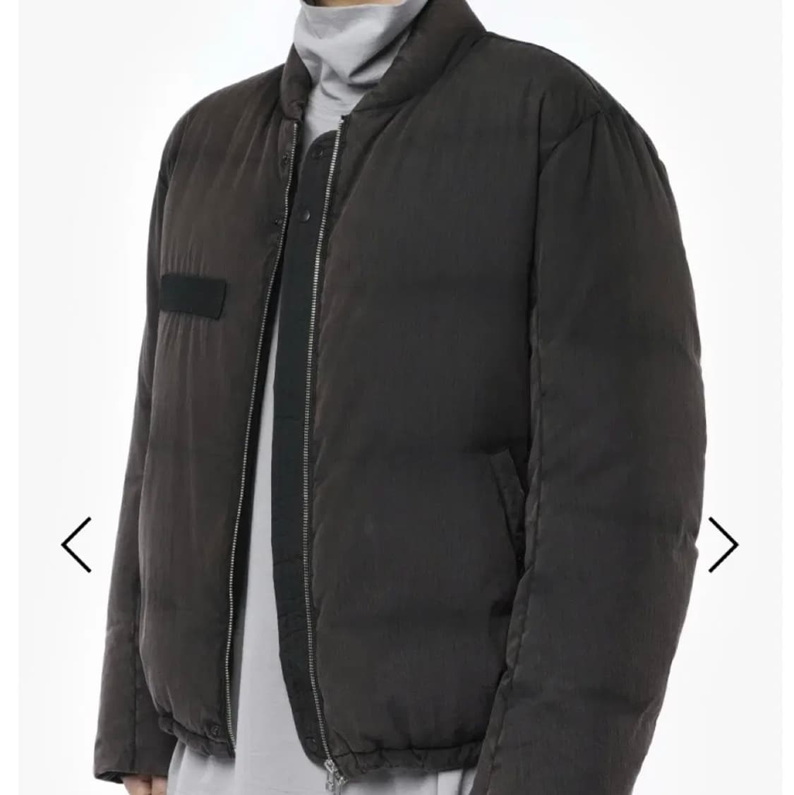 이얼즈어고 푸퍼 자켓 패딩 블랙 S 상품이미지1