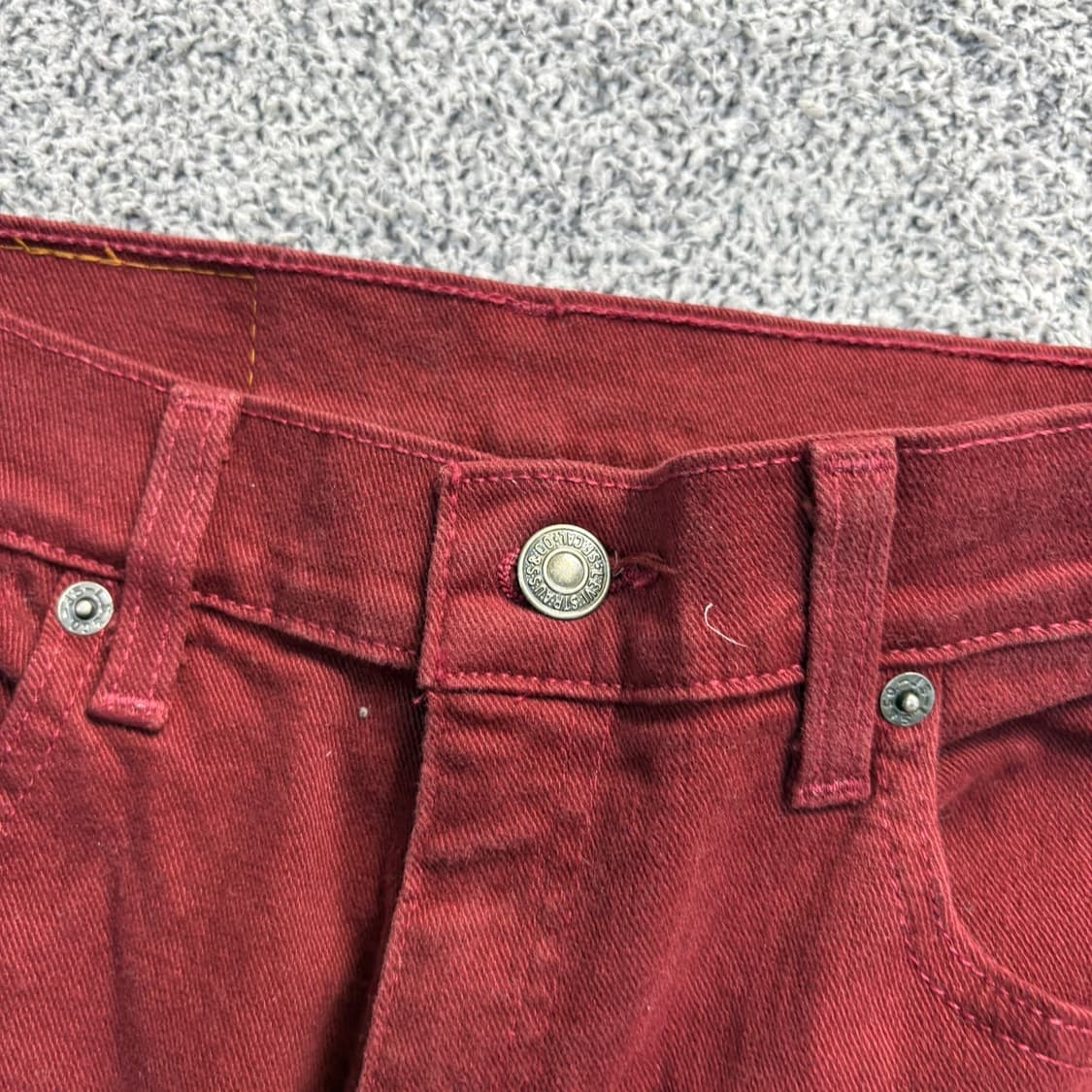 4 REG M 리바이스 550 버건디 면바지 0608J2 상품이미지2