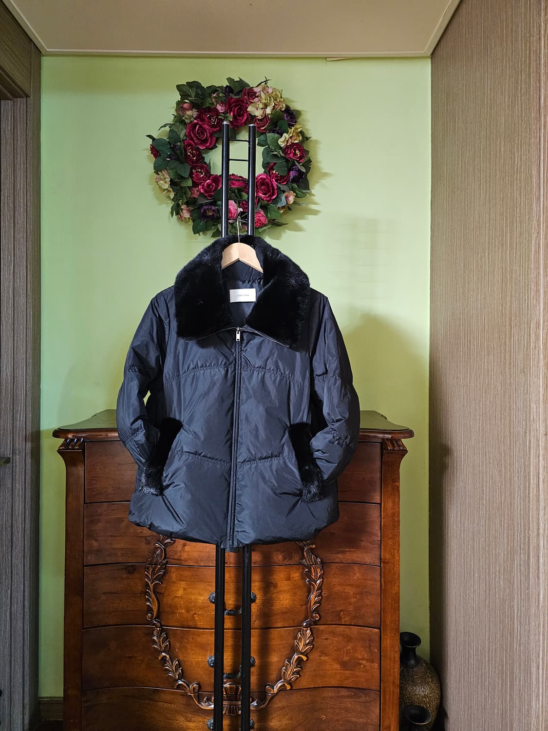 아이잗바바 천연밍크배색 구스패딩 상품이미지1