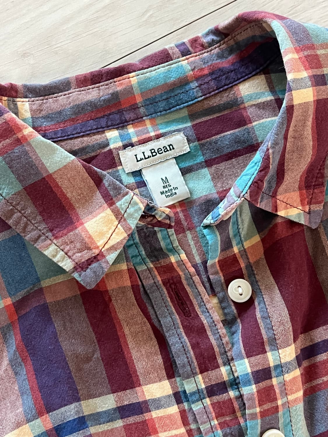 LL Bean 체크 남방 상품이미지4