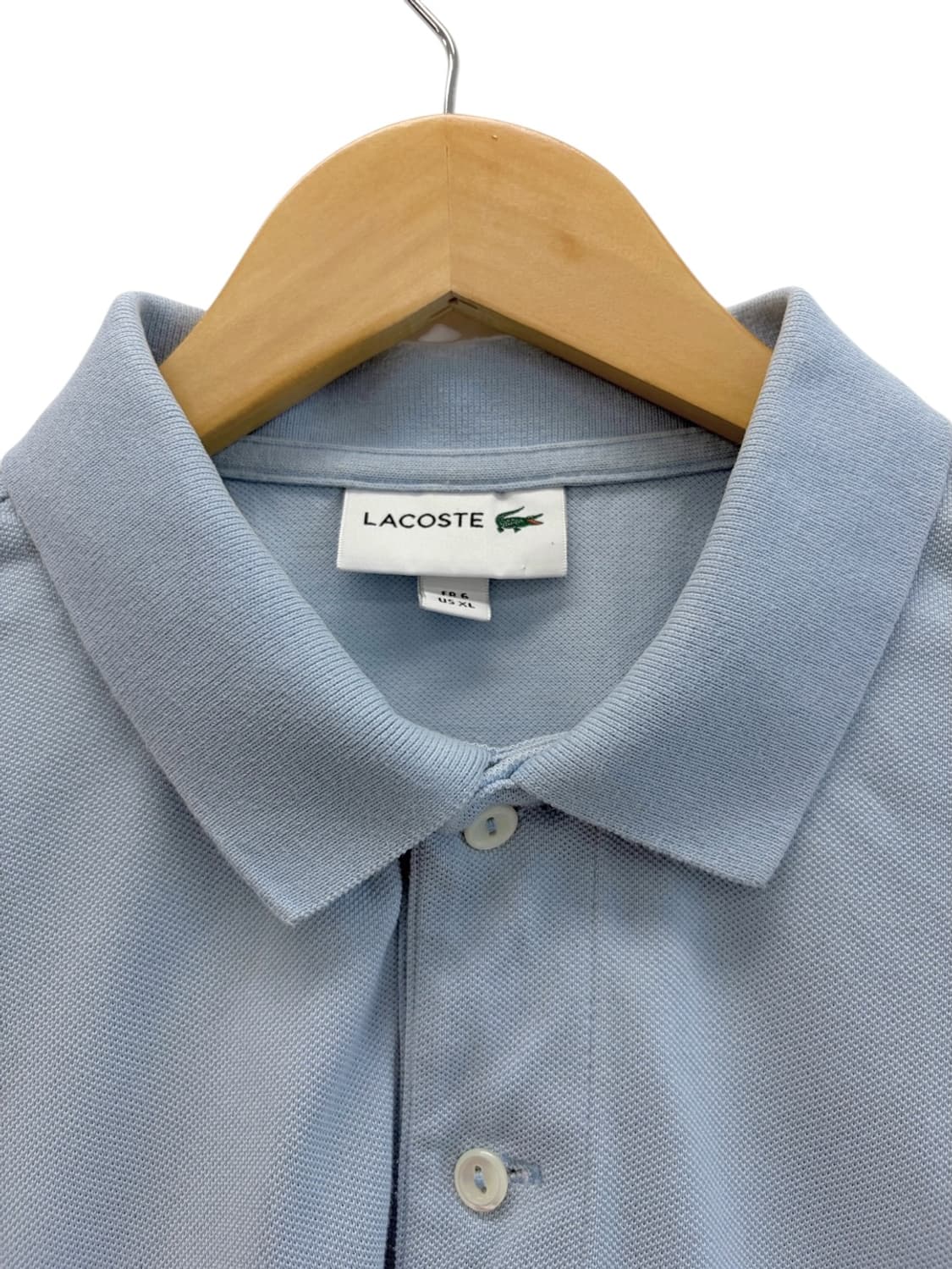라코스테 반팔 피케티 스카이블루 (XL) 상품이미지3