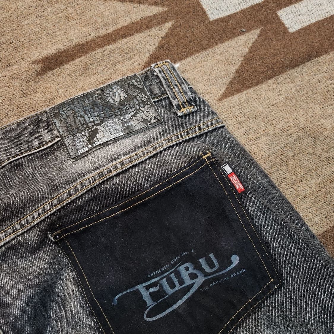 FUBU 후부 00s y2k 데님 팬츠 36 상품이미지6
