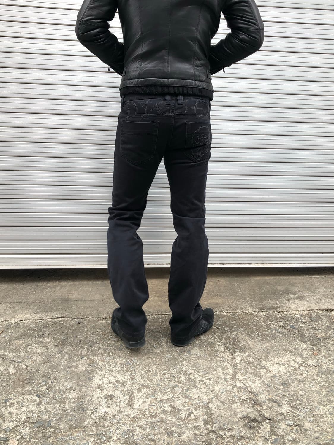 디젤 스컬 자수 블랙진  상품이미지10