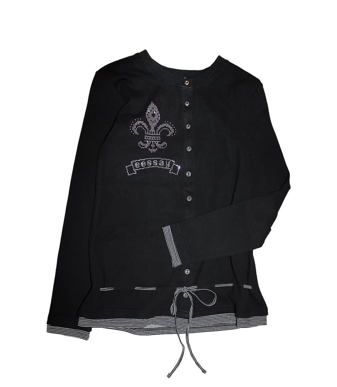 eessay 에세이 리본 가디건 블랙 상품이미지1