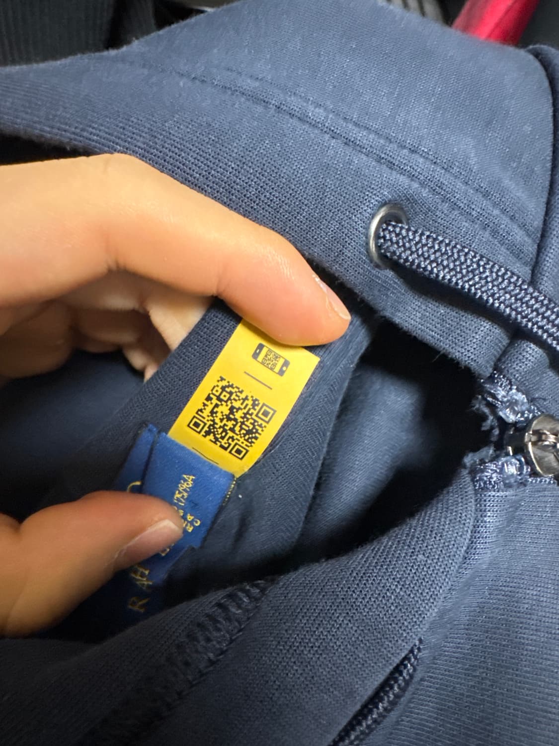 폴로 더블 니트 후드집업 m (교신도 가능) 상품이미지4